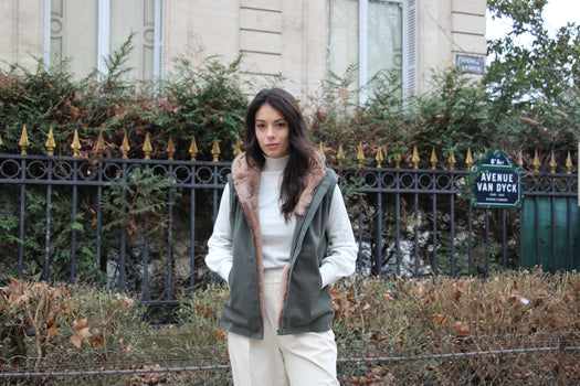veste sans manche femme