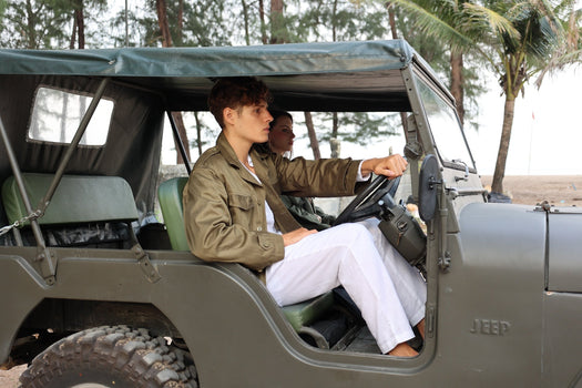 manteau court homme