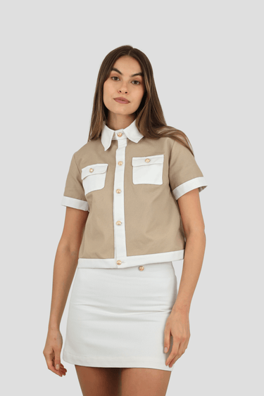 Jupe coton U65 - en lin - Pantalon - vue 2 - Coulange 1918