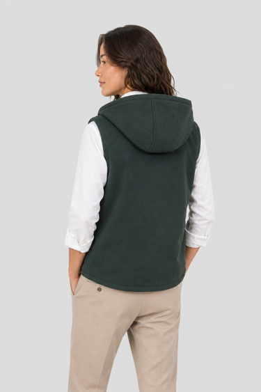 Veste sans manches M17 en coton pour femme par Coulange 1918 — confection artisanale française — vue de dos