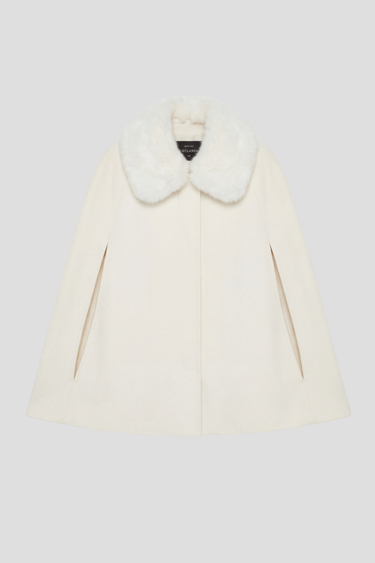 Manteau Cape cachemire U32 - en cachemire - femme - Coulange 1918