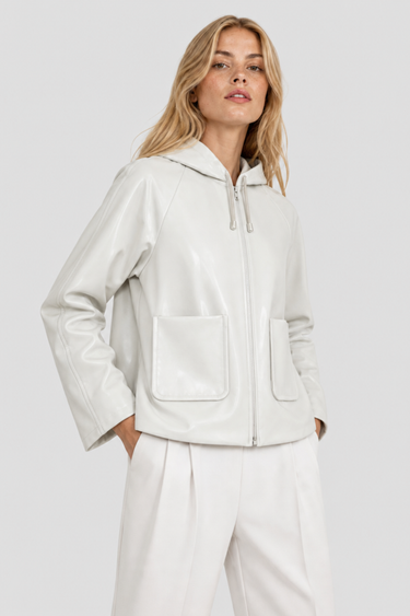 Veste de pluie ciré C17 pour femme par Coulange 1918 — confection artisanale française — vue 4