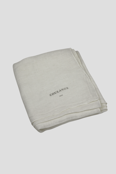 White cotton scarf