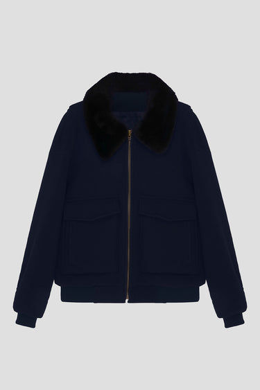 Veste aviateur Bomber Cachemire B25 - en cachemire - Blouson Aviateur - Coulange 1918