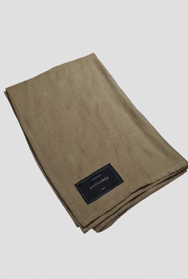 luxury linen scarf handmade in France Coulange