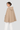 Manteau Cape beige C32 en coton pour femme par Coulange 1918 — confection artisanale française — vue 4