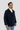 Blue cashmere coats for men, pea coat type