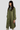 Coulange khaki trench coat in cotton gabardine, detail of the seam and fabric, made in France.