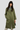 Elegant trench coat by Coulange in khaki gabardine, made in France, front view open coat..