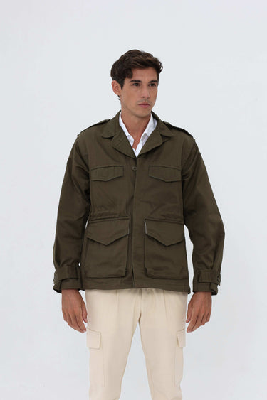 Veste M47 Homme Coton Vert Kaki Saharienne