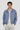 blue linen jacket