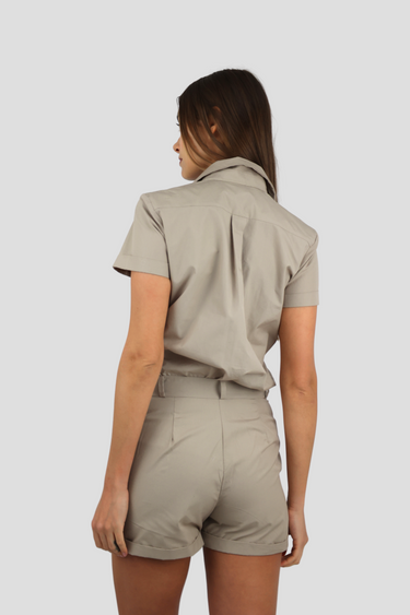 Short Safari jumpsuit C89 Coulange