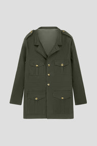 Officer jacket M63 water-repellent cotton - cotton - Men - Coulange 1918