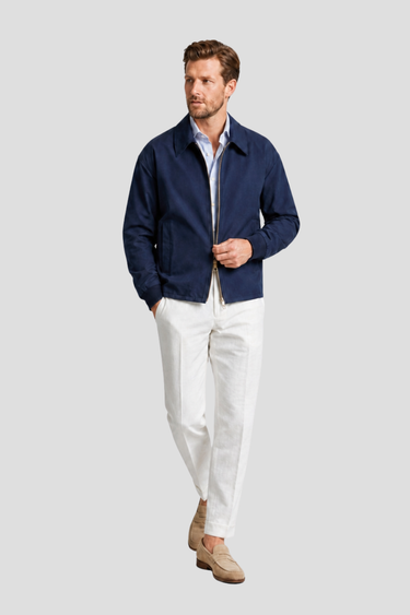 Blouson Harrington B21 pour homme par Coulange 1918 — confection artisanale française — vue 4