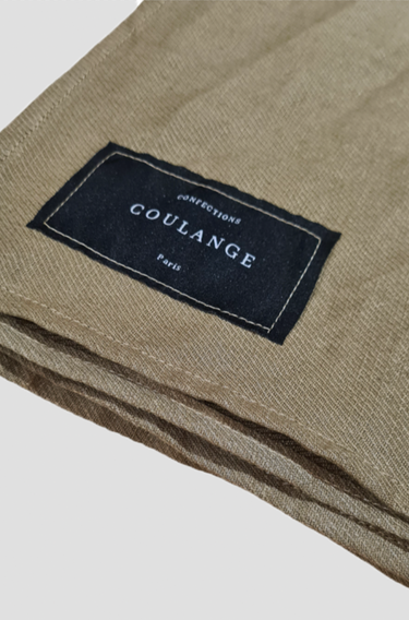 luxury linen scarf made in france coulange