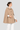 Manteau Cape beige C32 en coton pour femme par Coulange 1918 — confection artisanale française — vue 5