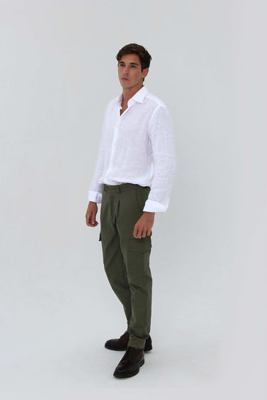 men's pleated pants