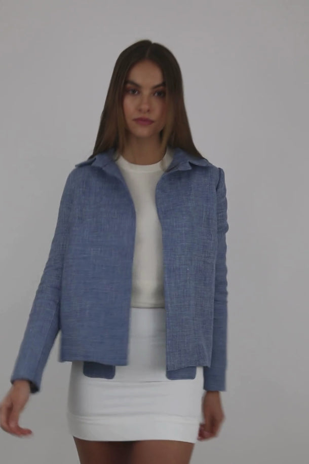 Veste Bleue Femme