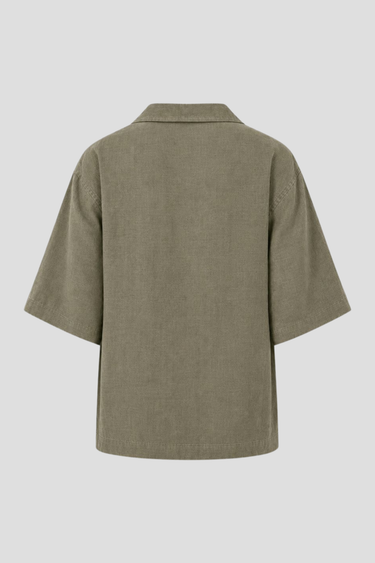 Veste Kimono C48 en lin pour femme par Coulange 1918 — confection artisanale française — vue de dos