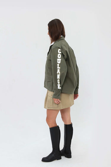 Veste M47 Femme Coton Vert Kaki Saharienne