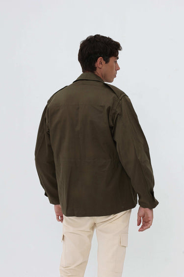 Veste M47 Homme Coton Vert Kaki Saharienne